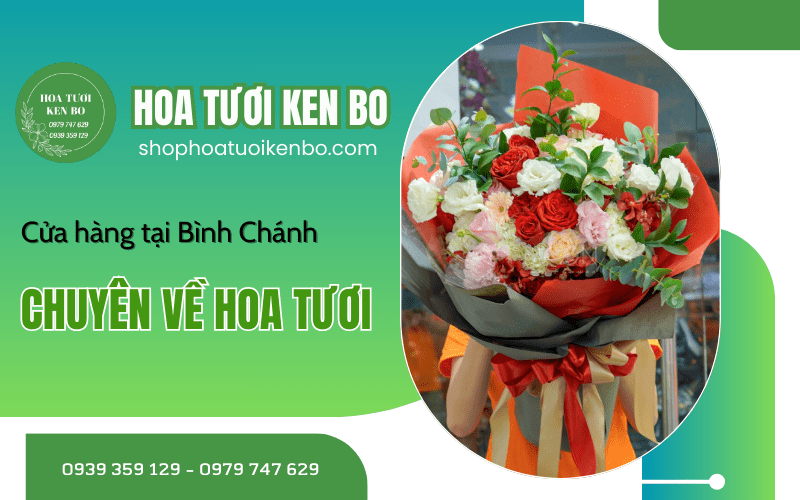 cửa hàng chuyên về hoa tươi