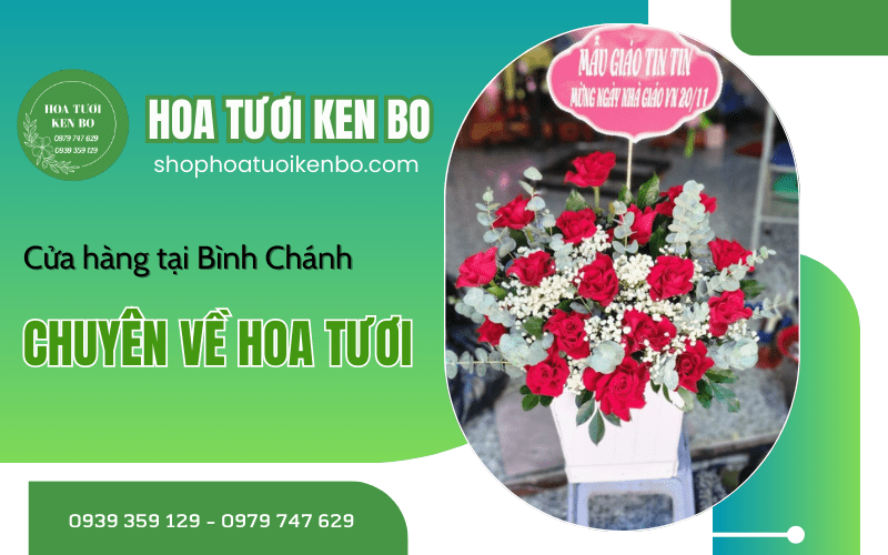 cửa hàng chuyên về hoa tươi