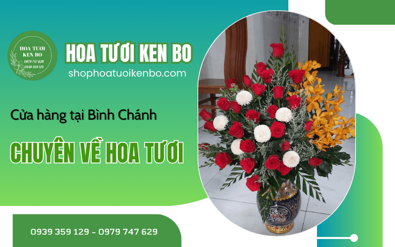cửa hàng chuyên về hoa tươi