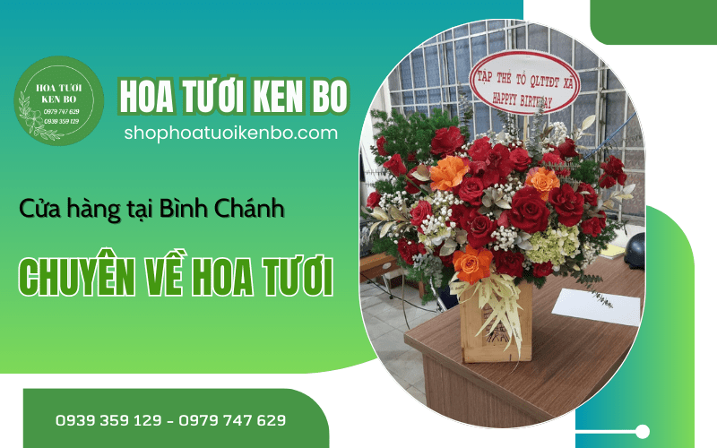cửa hàng chuyên về hoa tươi