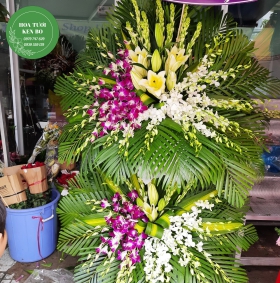 Hoa chia buồn mẫu 1