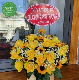 Hoa chúc mừng Khai trương mẫu 7