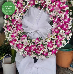 Hoa chia buồn mẫu 45