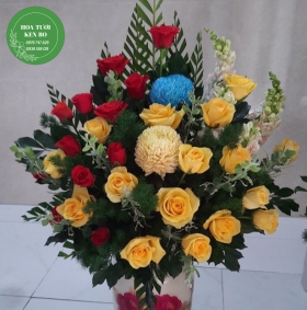 Hoa chúc mừng mẫu 4