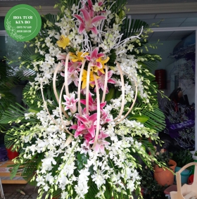 Hoa chia buồn mẫu 4