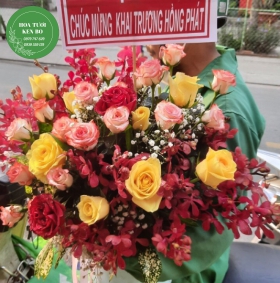 Hoa chúc mừng Khai trương mẫu 12