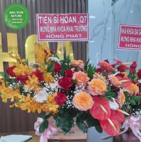Hoa chúc mừng Khai trương mẫu 5