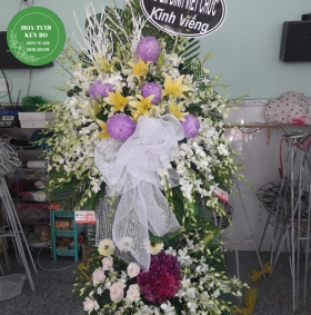 Hoa chia buồn mẫu 8