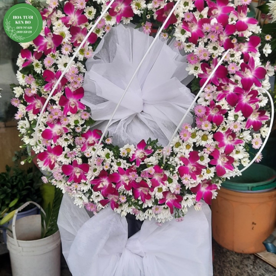 Hoa chia buồn mẫu 45